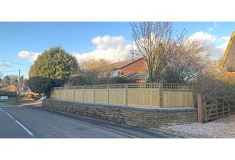 Replacing a hedge with fencing