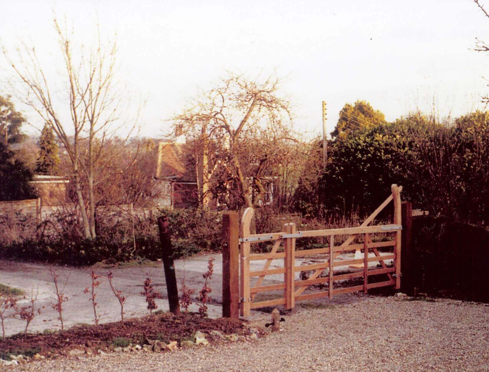 Jacksons entrance gate in 1982