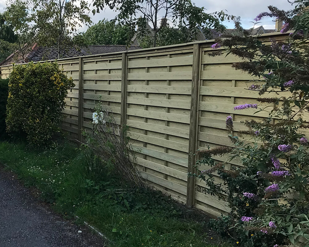 back garden fencing ideas