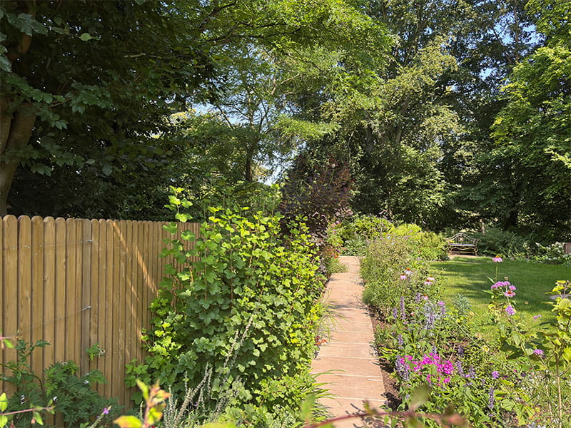 Traditional palisade fencing Palisade fencing