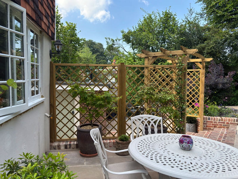 Wooden pergola Wooden pergola and trellis