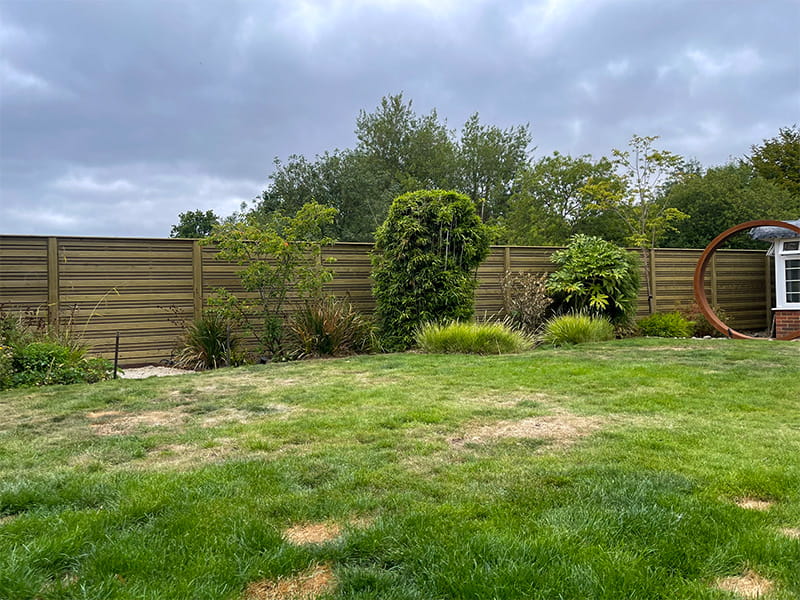 Horizontal Urban slatted fences