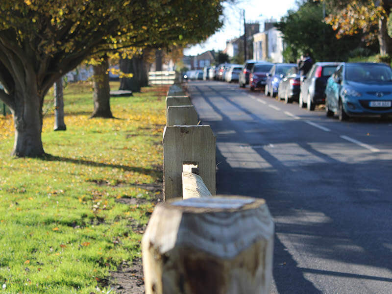 timber park fencing