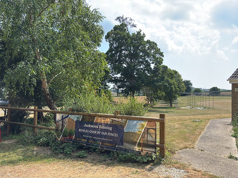 Cricket Club Post and Rail Fencing