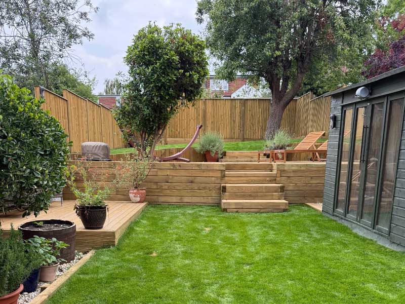 tiered garden ideas