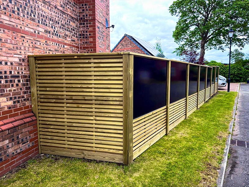 solar fencing installation Cheshire