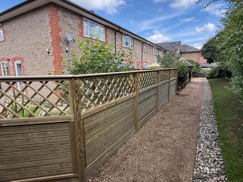 decorative boundary fencing