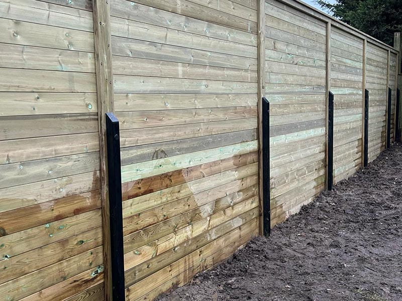 Decibel noise reduction fence panel Jacksons Fencing