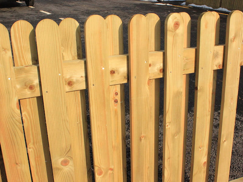 different styles of picket fencing