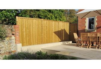 Double sided  fence panel creates beautiful Buckinghamshire garden