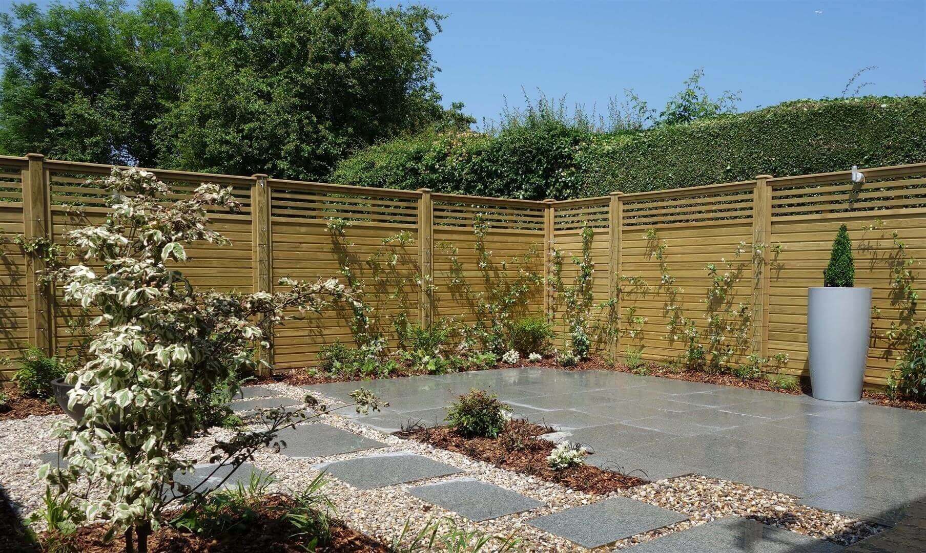 Canterbury Combi Contemporary Fencing panels