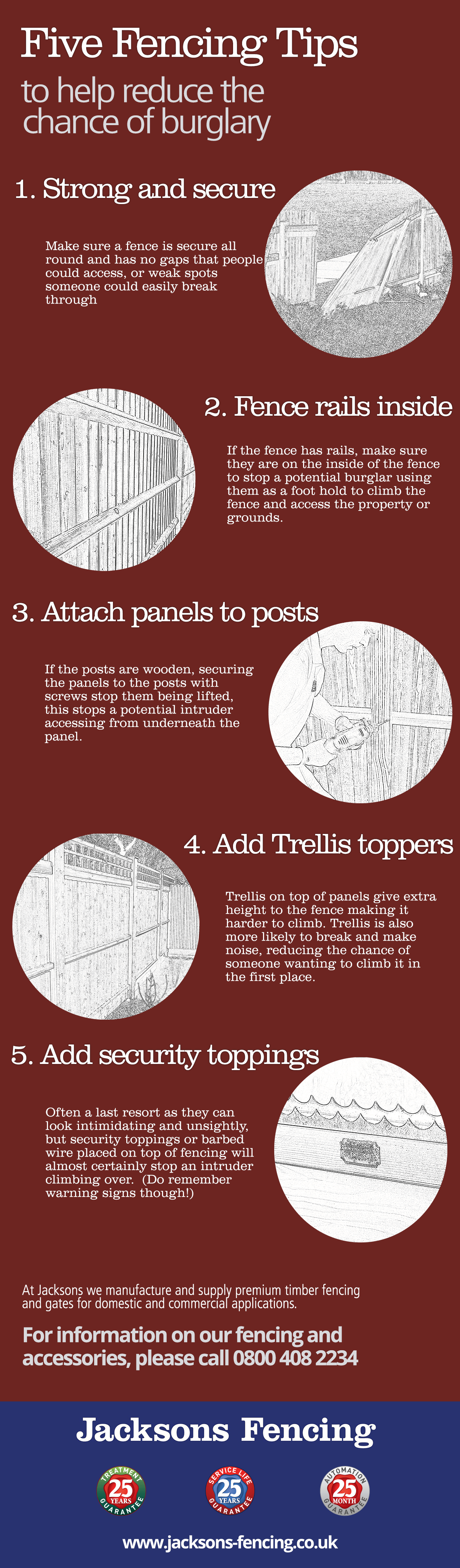 Five Fence Tips To Help Reduce Burglaries Jacksons Fencing