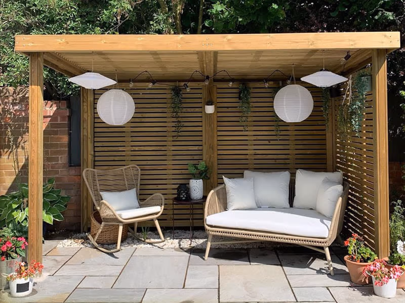 garden reatreat shelter garden rain shelter ideas
