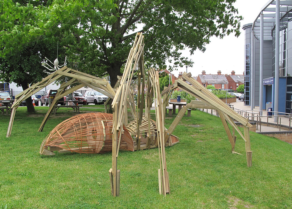 Jacksons Fencing timber sculpture