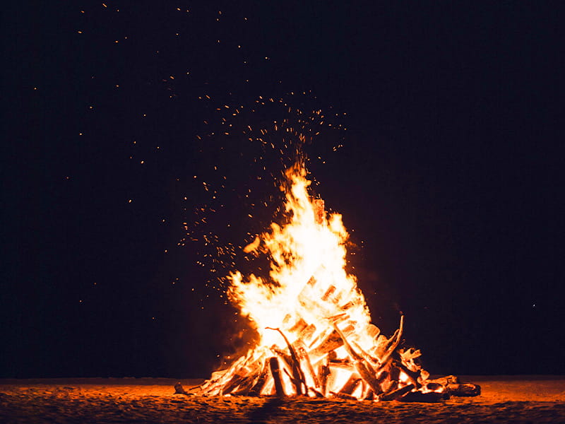 avoid burning old fence panels