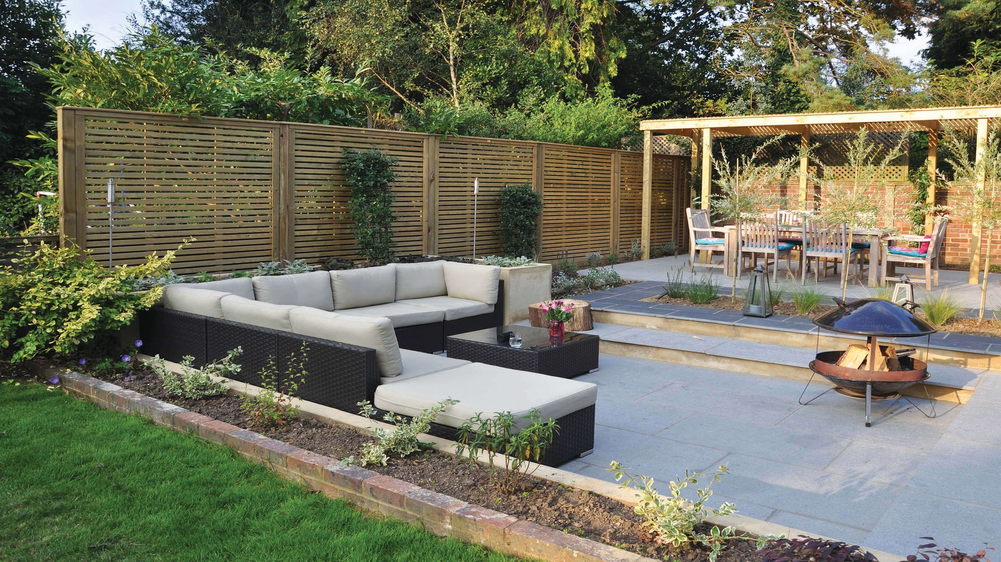 London slatted fencing