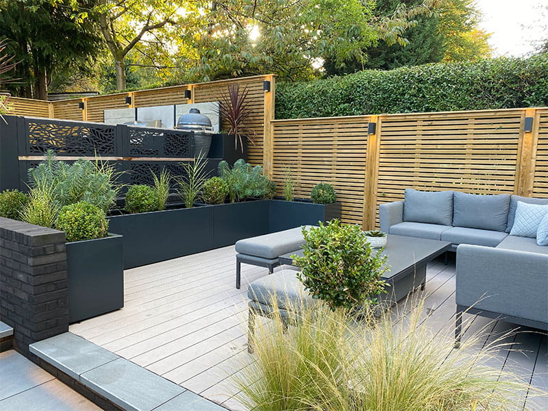 Contemporary Garden Fencing