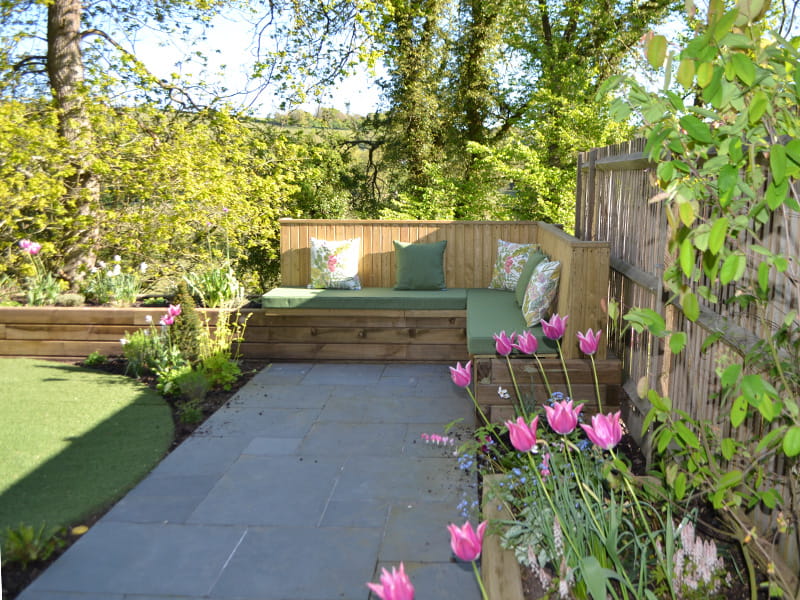 Tongue and Groove Effect fence panels for bench Tongue and Groove Effect fence panels for bespoke bench