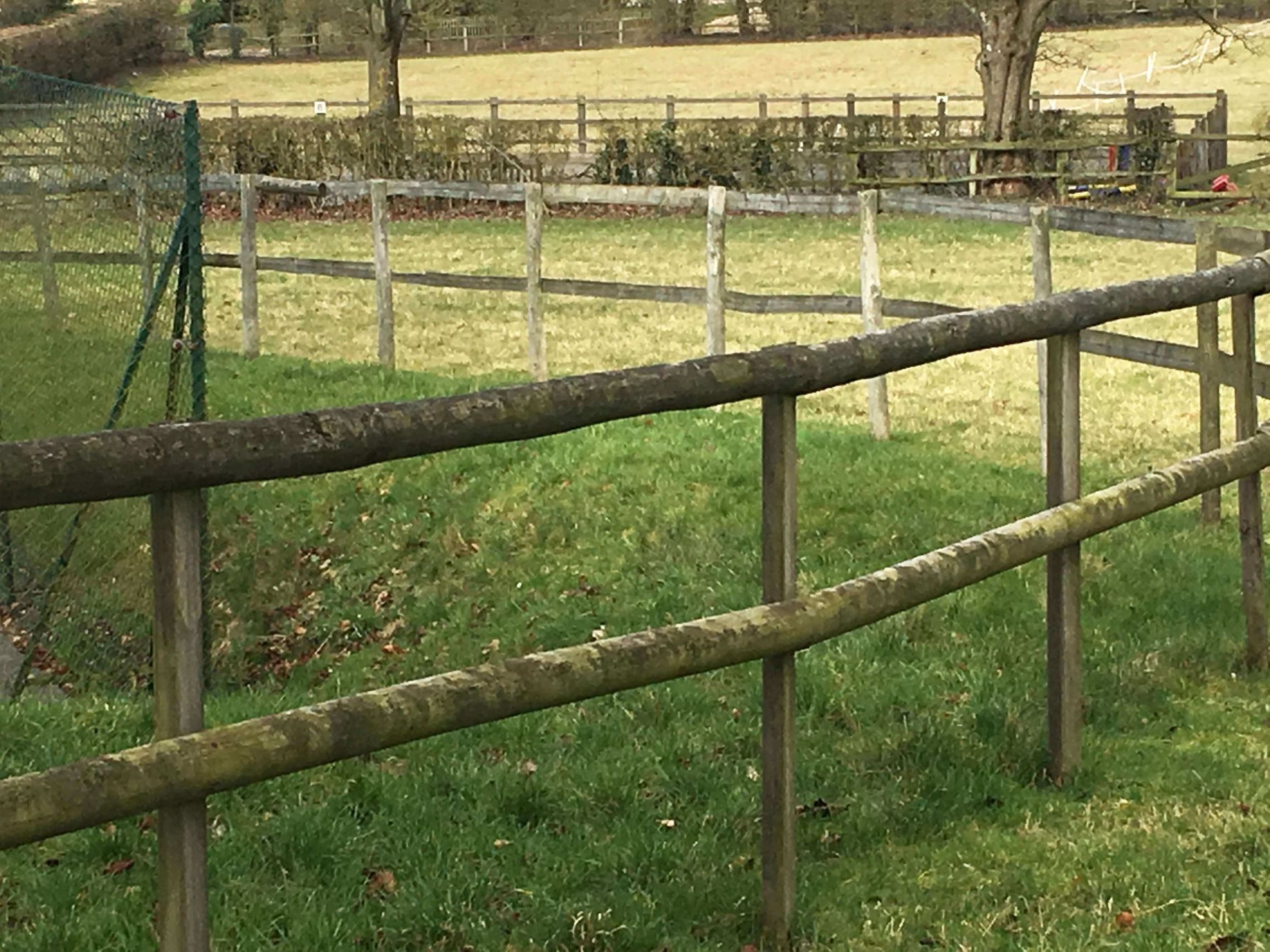 lovely old post and rail fencing circa 1967