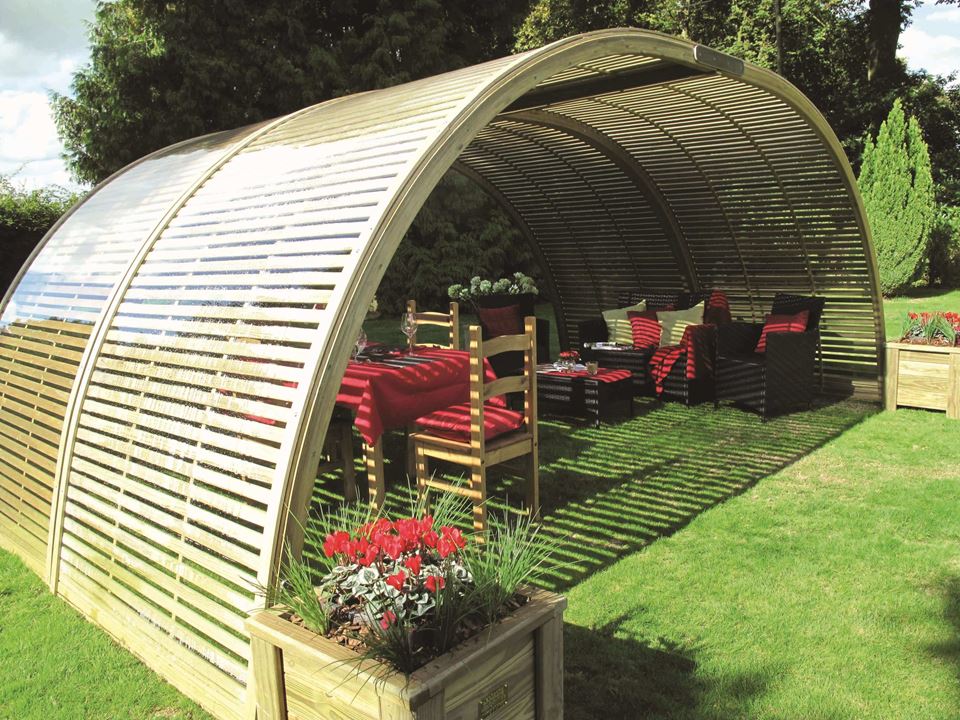 Outdoor garden shelter