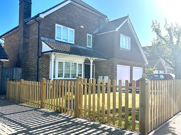 Front garden fencing