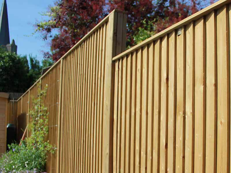 Installing Fencing On A Slope, Installing Wooden Privacy Fence Panels