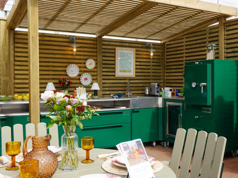 Outdoor kitchen at RHS Chelsea Flower Show Outdoor kitchen at Chelsea Flower Show
