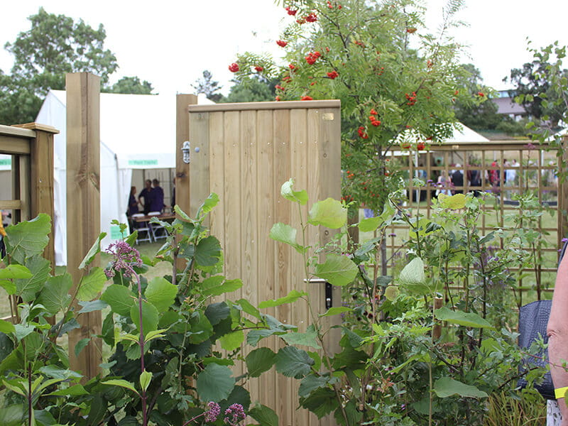 secure garden gate