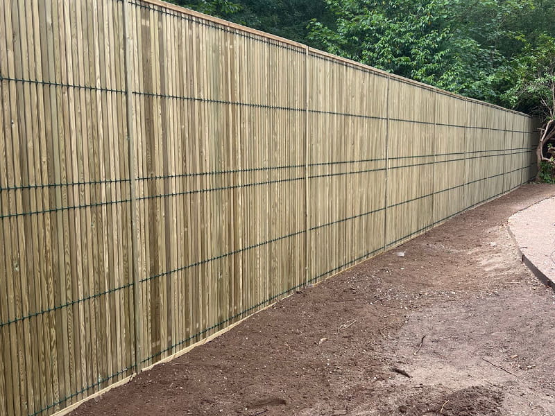 Security fencing for mansions
