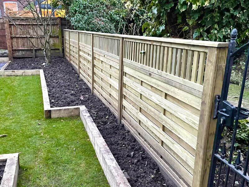 short fence panel ideas