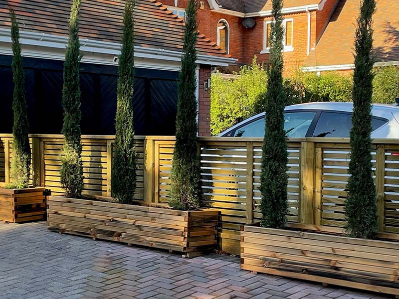 short front garden fence