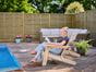 Venetian hit and miss fence panels
