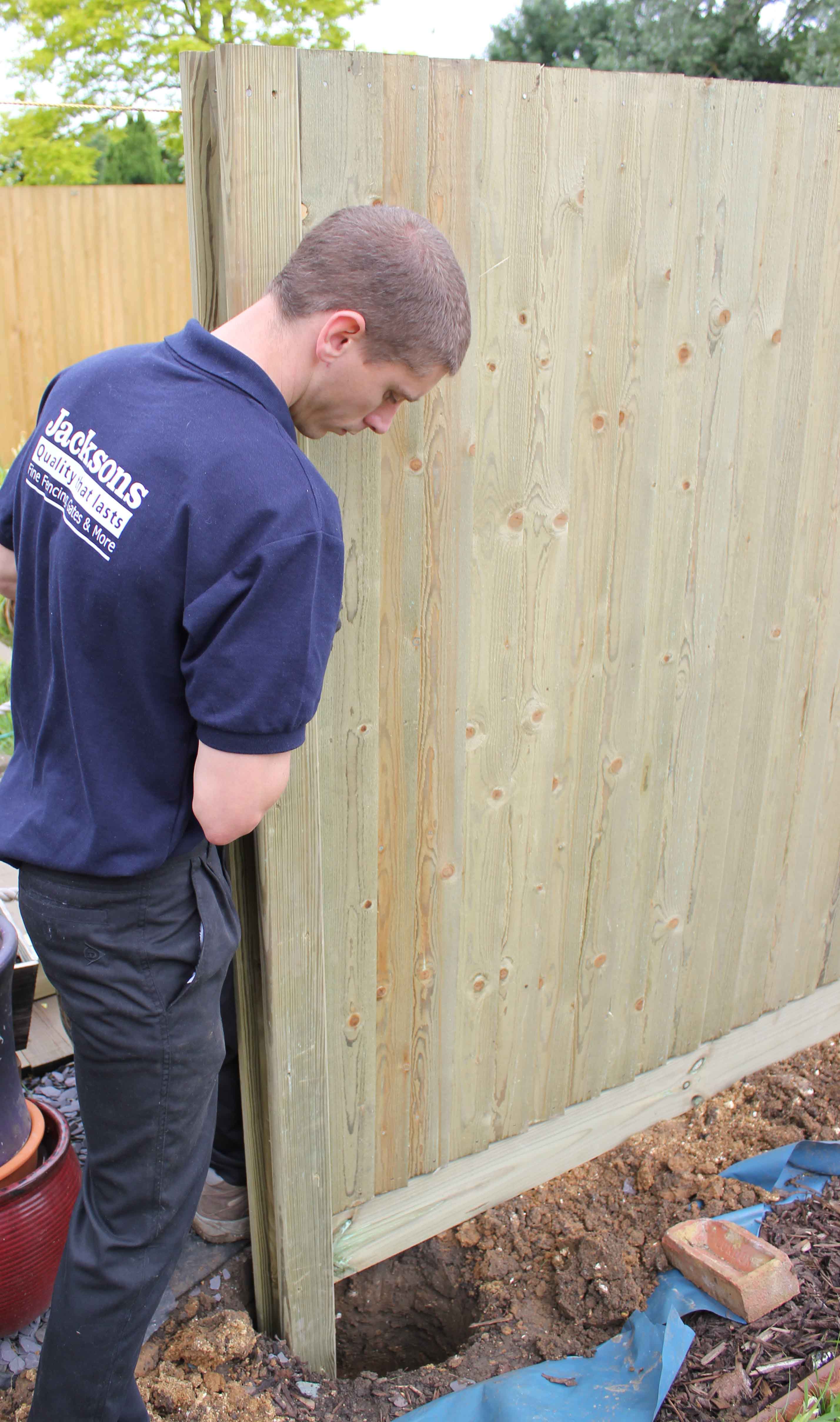 Professional fence installation