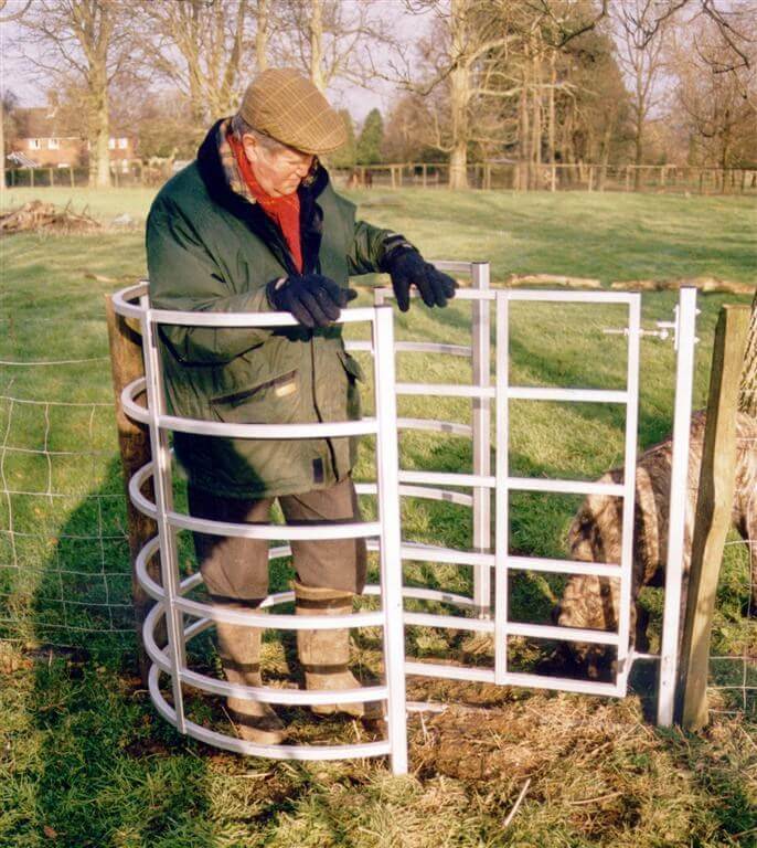 Metal Kissing Agricultural Gate