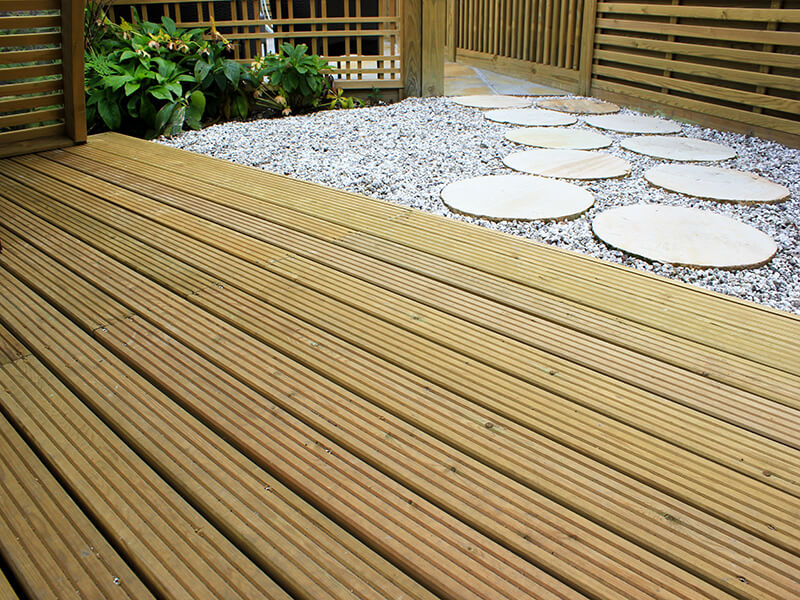 Standard timber decking
