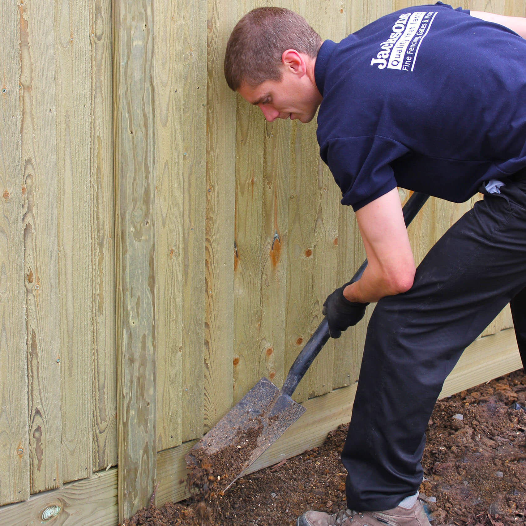 Finish fence install