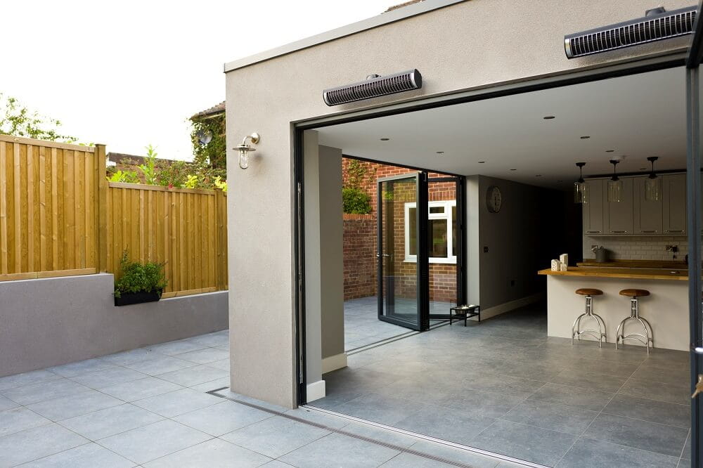 Chilham panels create a privacy screen in the garden