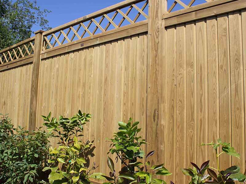 Solid fencing Tongue and Groove