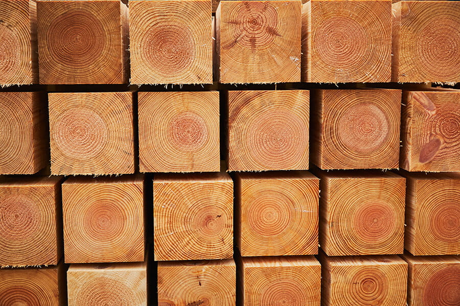 Pressure treated timber