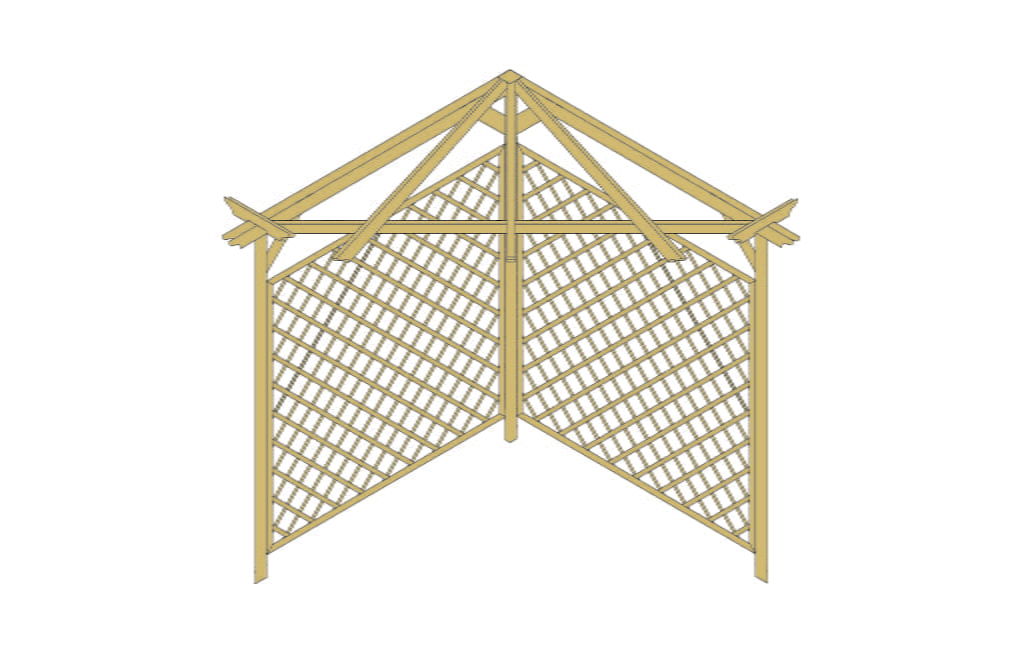 corner pergola
