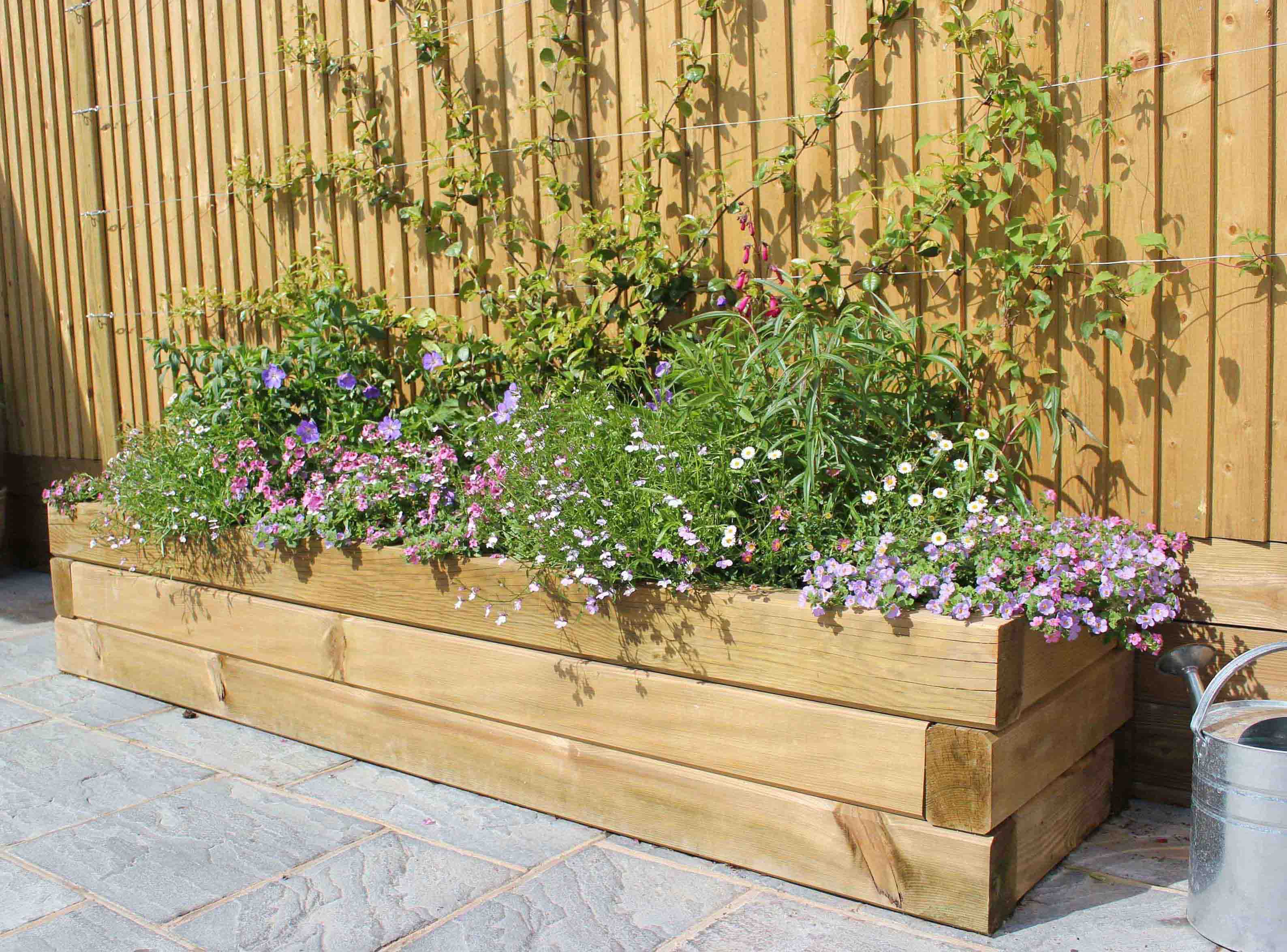 How To Build A Raised Garden Bed With Sleepers ...