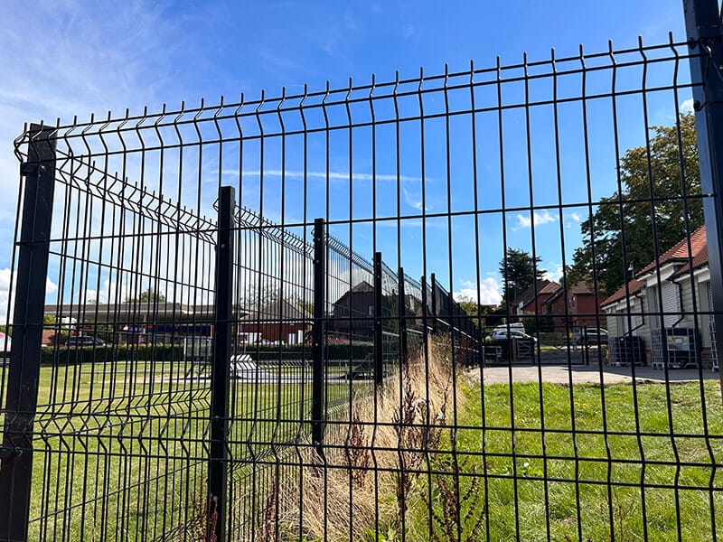 Welded mesh fencing