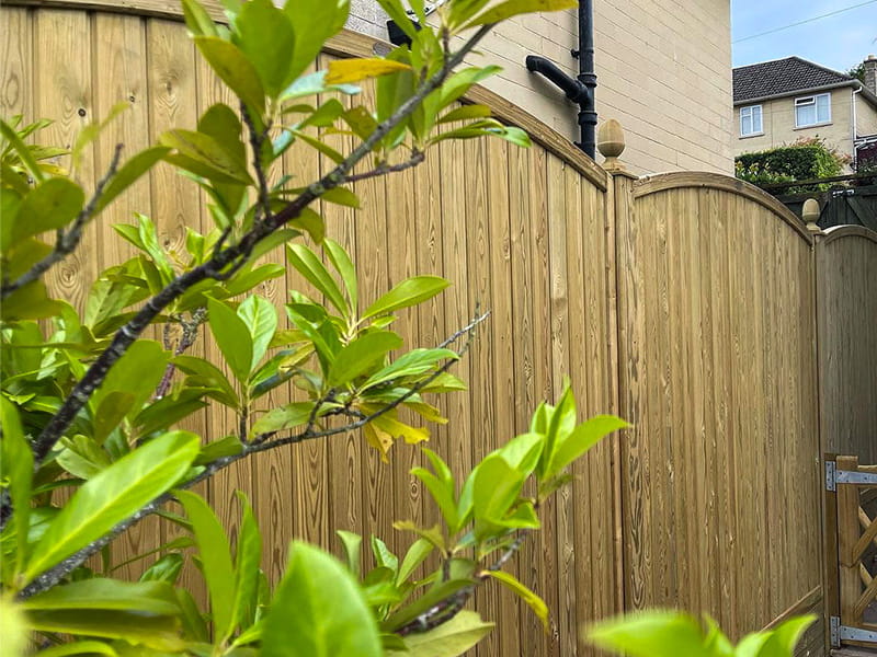 Attack Rated Convex Tongue and Groove Fence Panels
