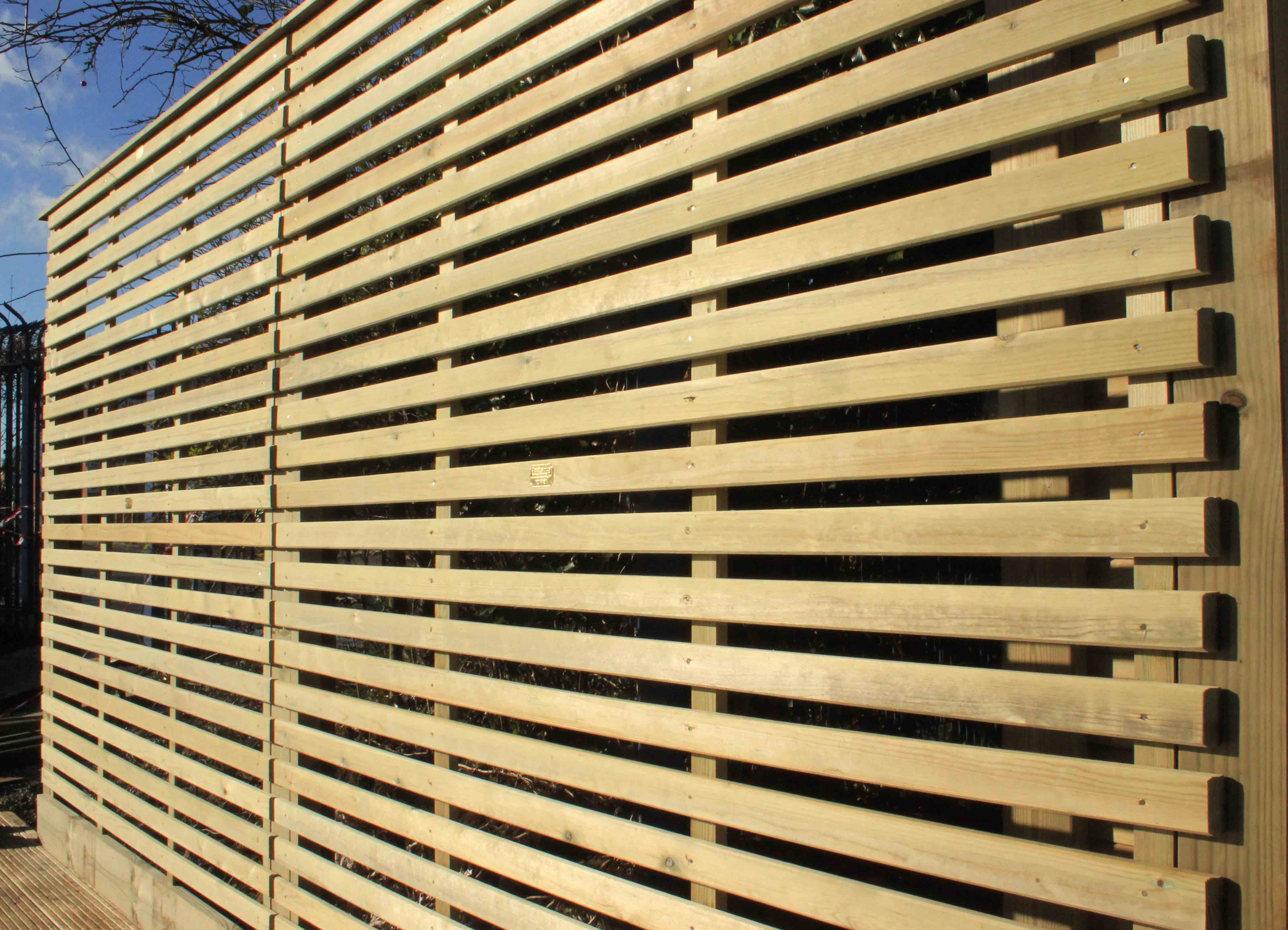 designer slatted metro panel