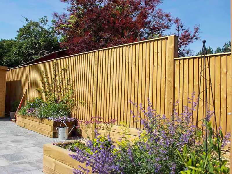 Flat Top Featherboard Fence Panels Jacksons Fencing