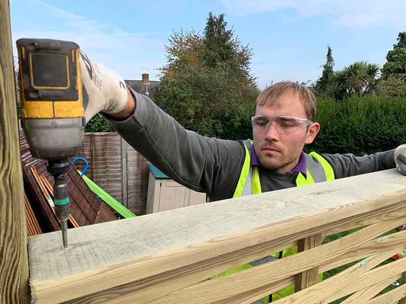 Timber fence capping