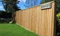 traditional featherboard front garden fence