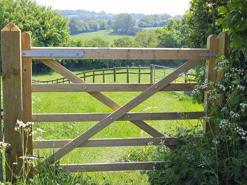 Wooden Field Gates Timber Field Gates Jacksons Fencing
