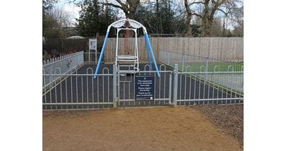 Anti Trap Bow Top Playground Gate