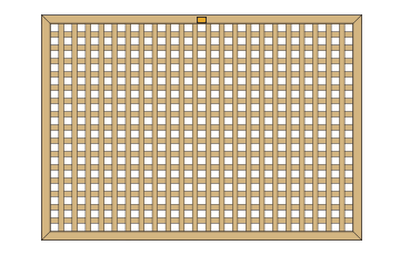 Small square trellis